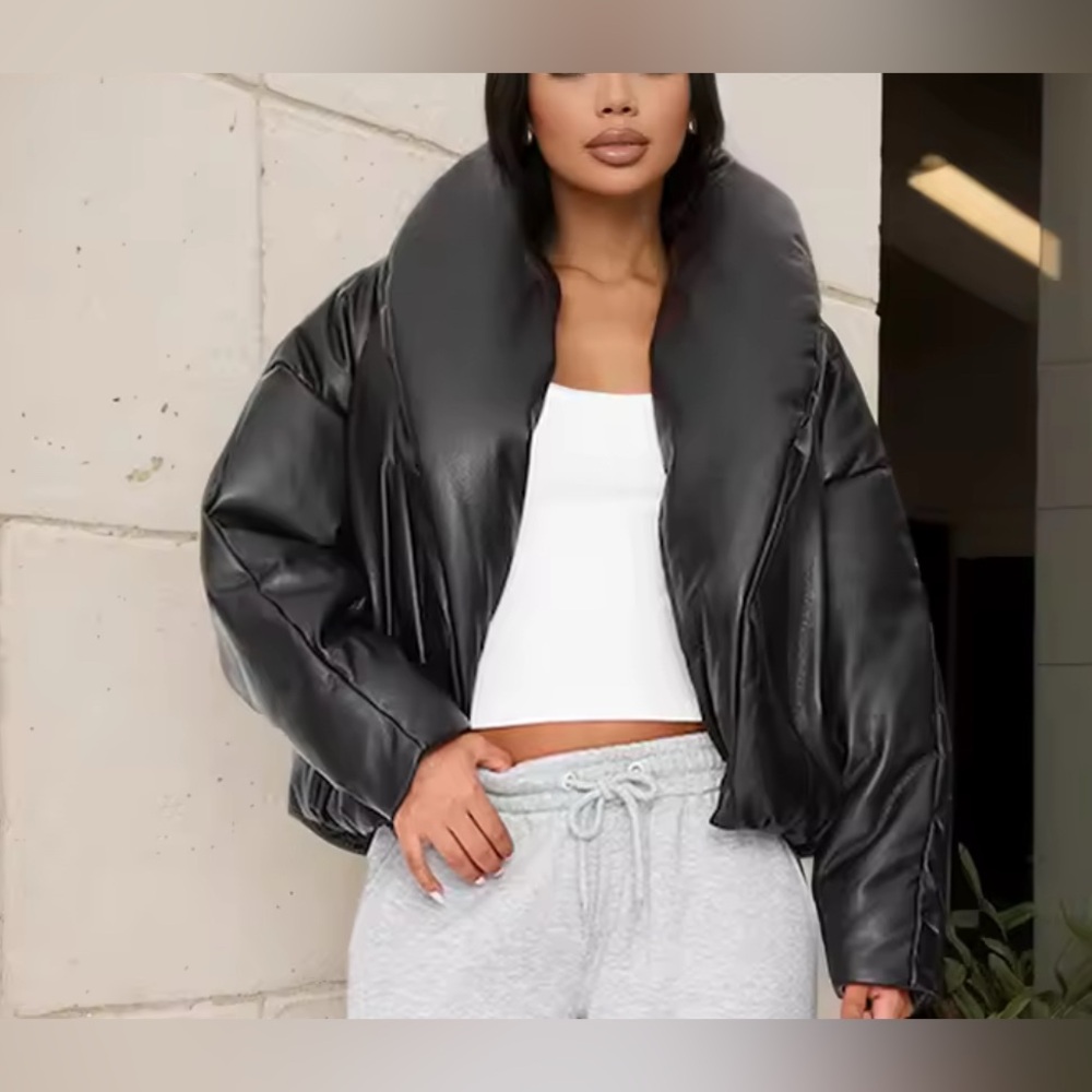 NEW $165 Ophelia Black Puffer Jacket